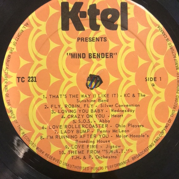3/$30 K-Tel’s Mind Bender 20 Original Hits Vintage Vinyl Album 1976 various - Picture 3 of 4
